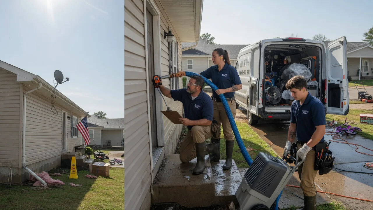 Ceiling Water Damage Restoration in Ansley, NE near me
